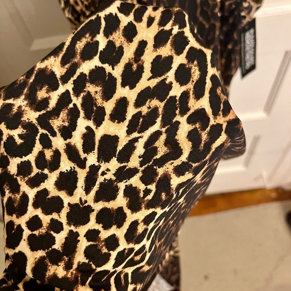 KIN by Kristine Leopard Print Color Block Dress! - Picture 3 of 7